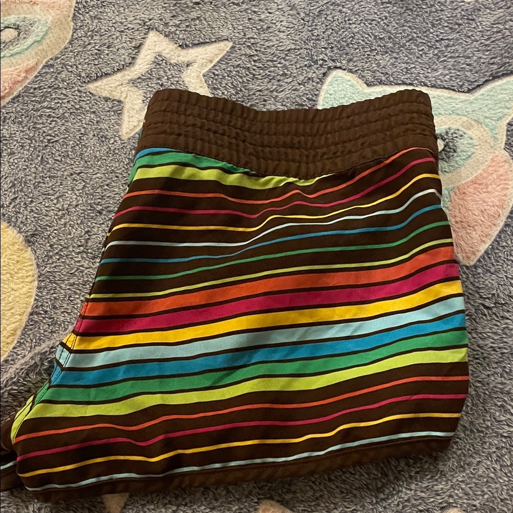 Roxy Multicolor Striped Women's Shorts (Bin B) - Picture 2 of 2